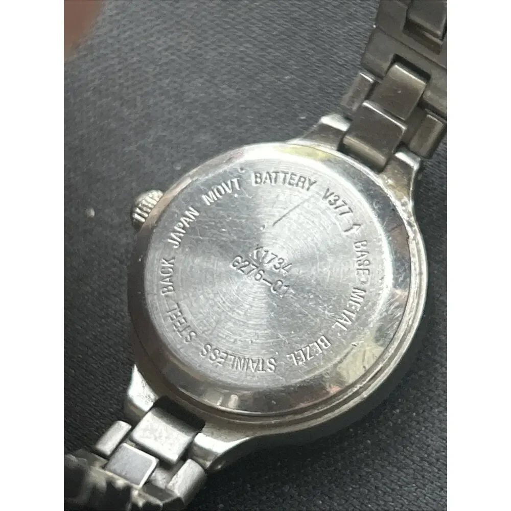 Kathy Ireland Silver Tone Blue Dial Women’s Quartz Watch